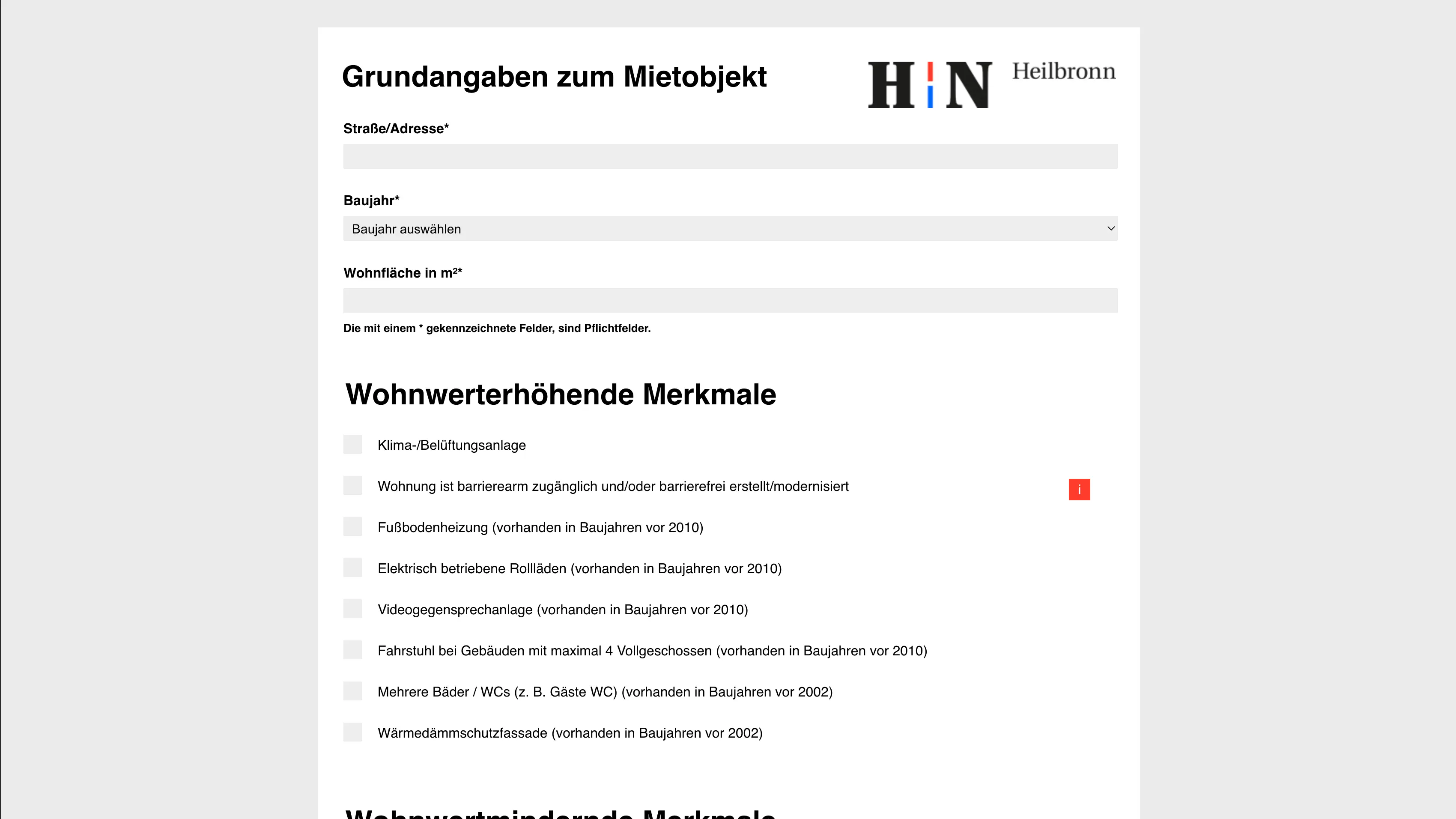 Rent Index Calculators